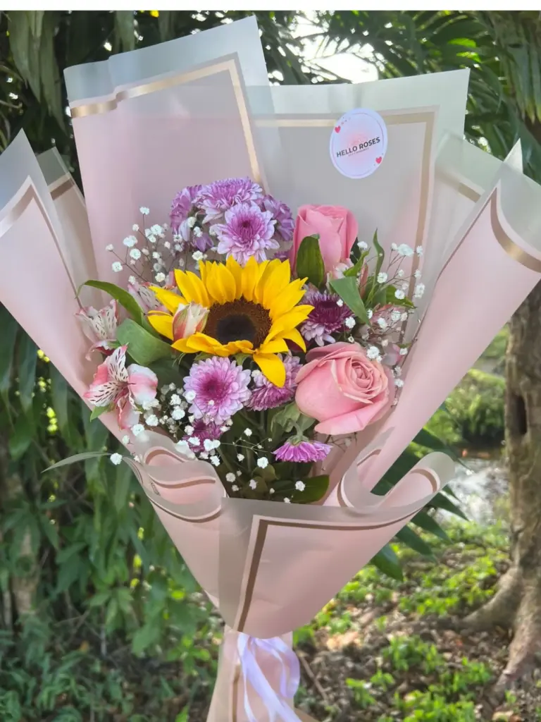 Sunshine Blush Bouquet