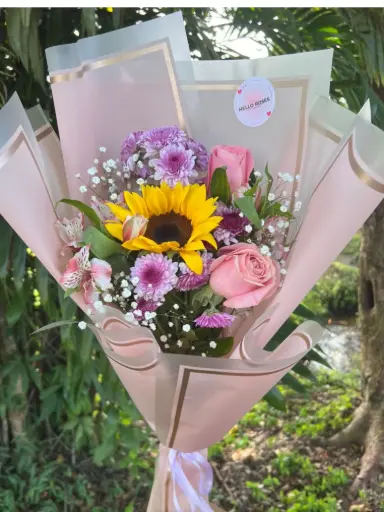 Sunshine Blush Bouquet